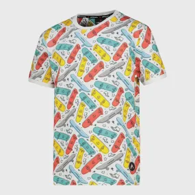 Airwalk Youth Jay Tee White/Multi _ 181169 _ White