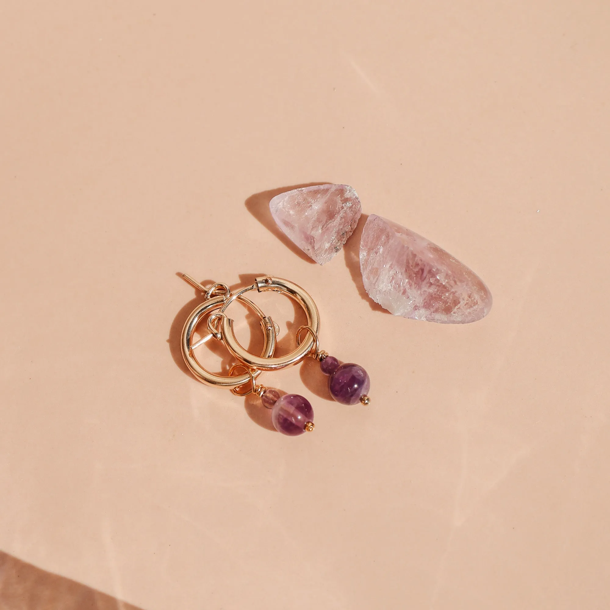 Anastasia • Gemstone Adorned Hoops