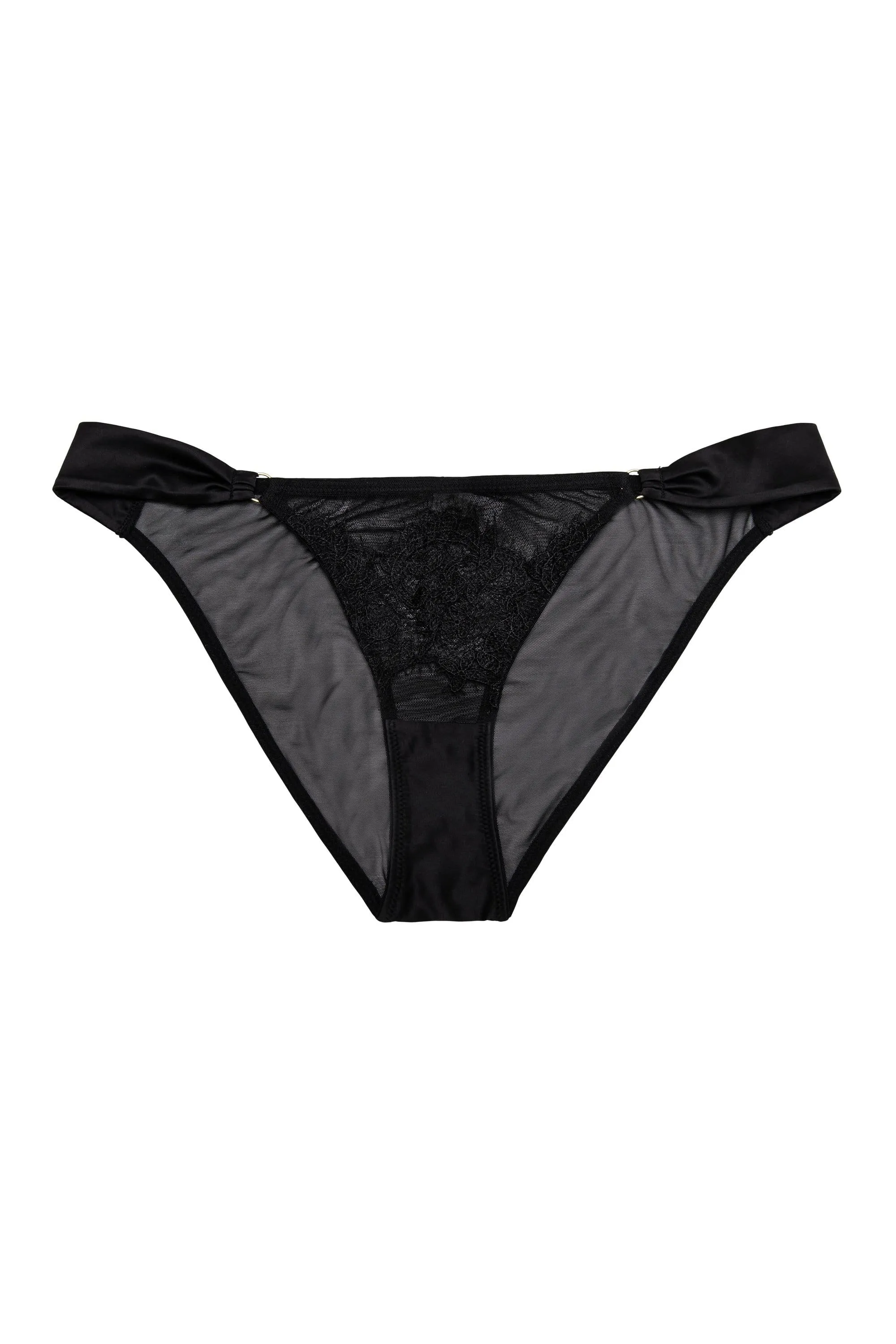 Anneliese Black Lace Brazilian Brief