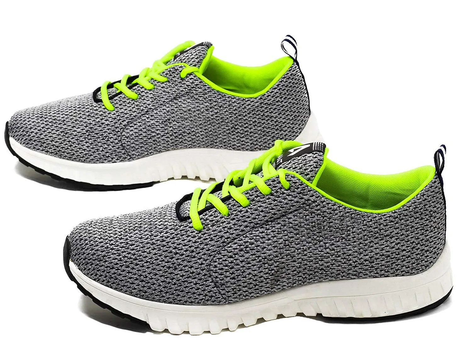 Avant Men's Hex Sports Running Shoes - Grey/Neon Green