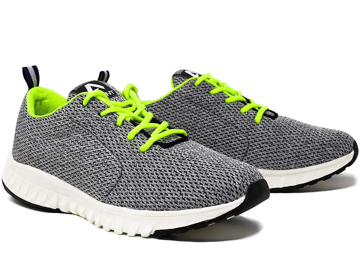 Avant Men's Hex Sports Running Shoes - Grey/Neon Green