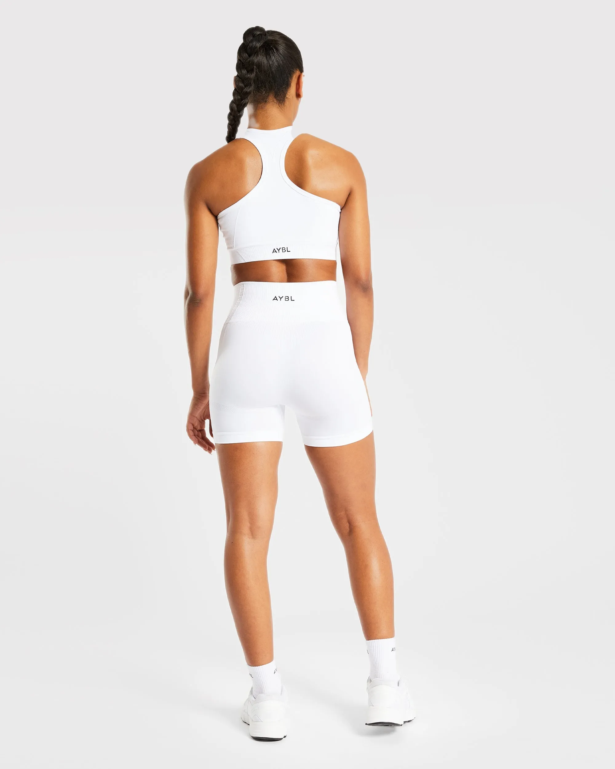 Balance V2 Seamless Shorts - White