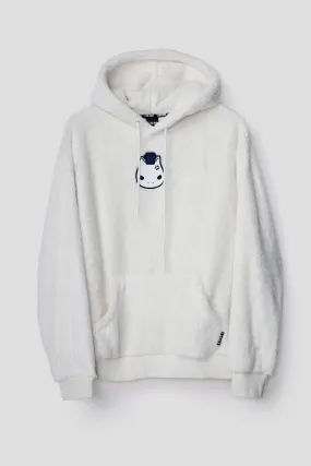 BLUE PLUSH PULLOVER HOODIE