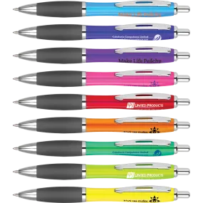 Colour Curvy Pens - Unprinted sample