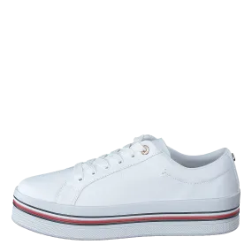 Corporate Flatform Cupsole White