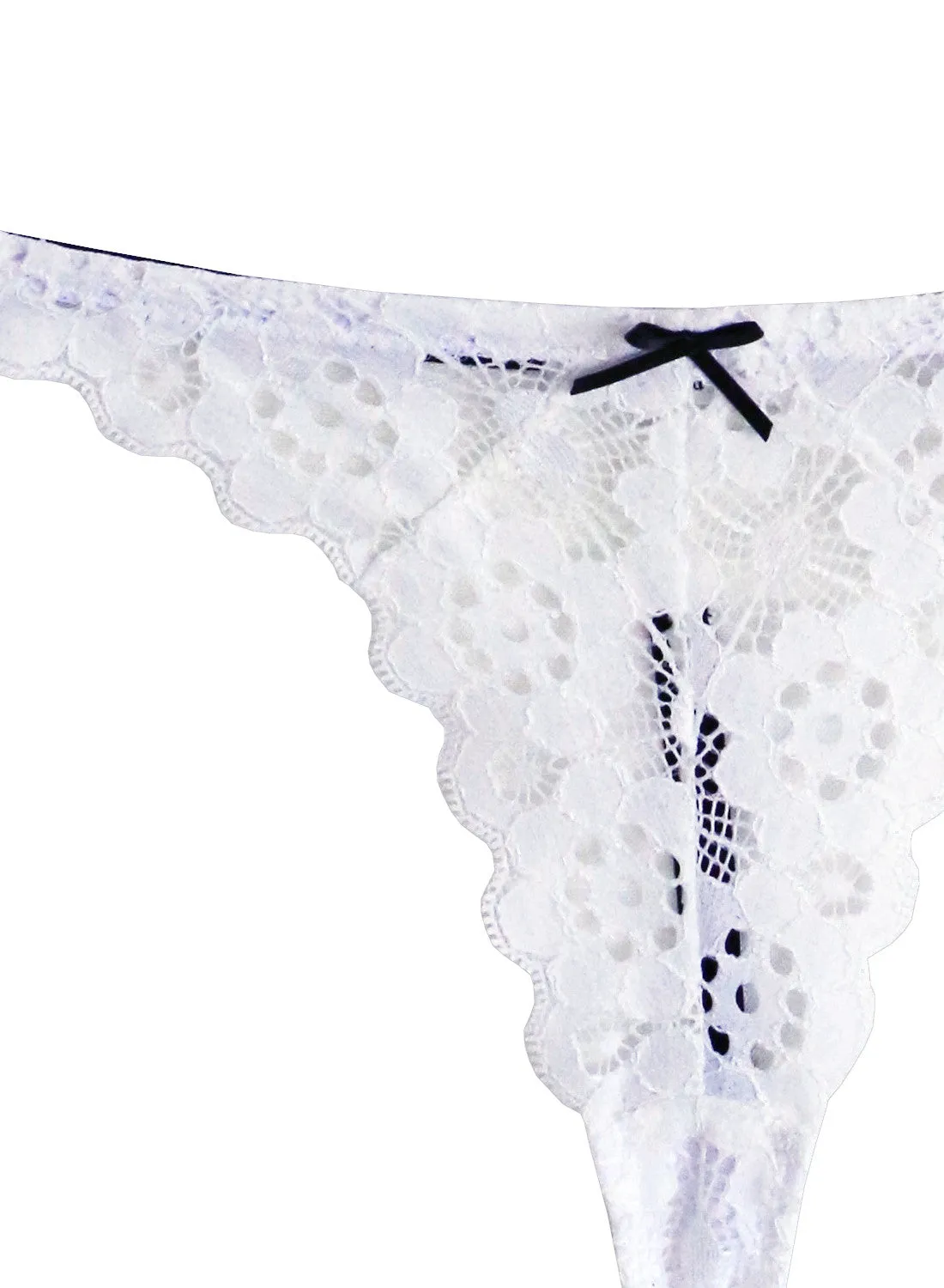 Crochet Lace Slim Thong