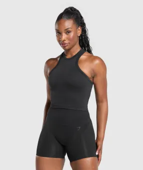 Gymshark Activate Seamless Tank  - Black