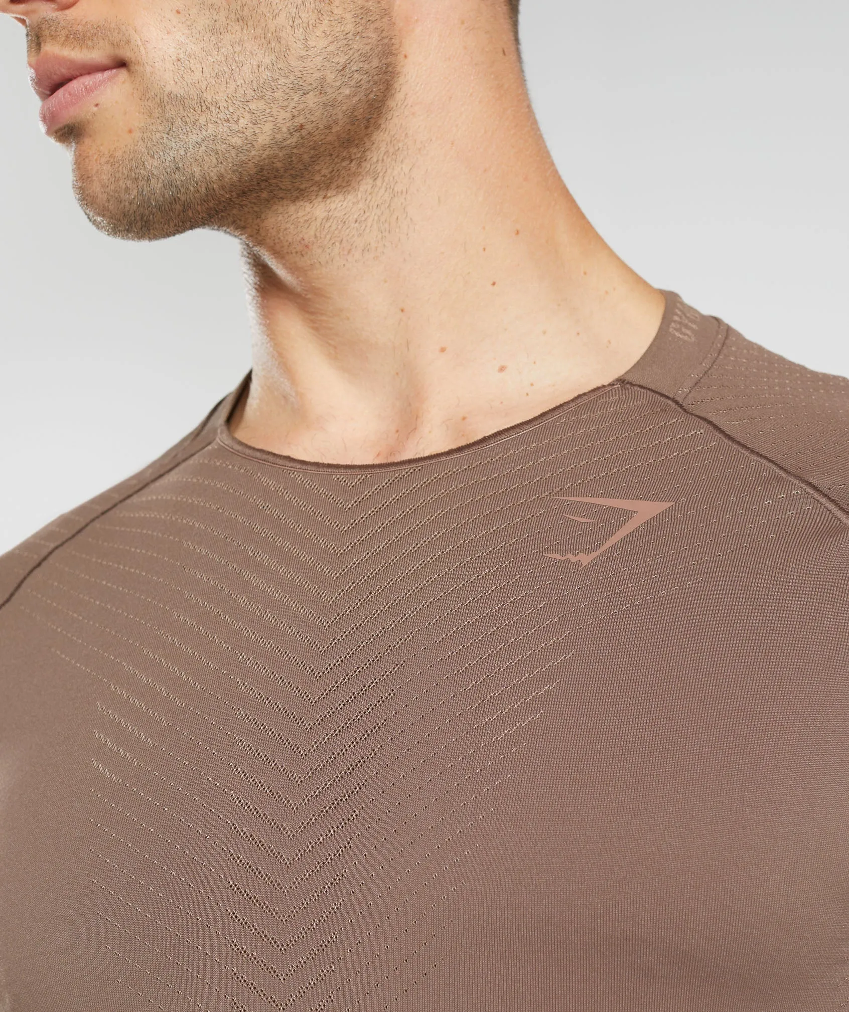 Gymshark Apex Seamless T-Shirt - Soft Brown/Taupe Brown