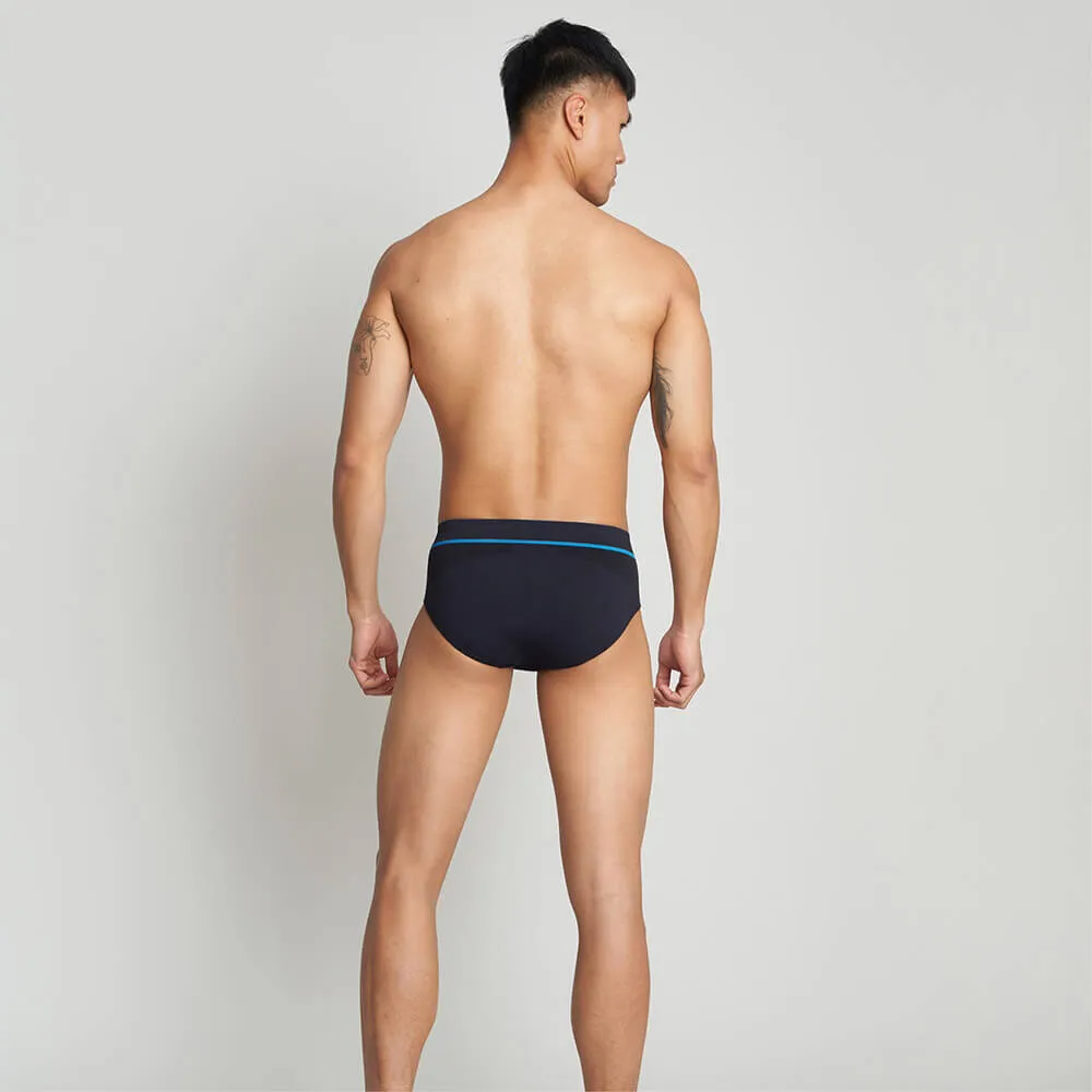 Men's Running Briefs - Black (Multibuy x3)