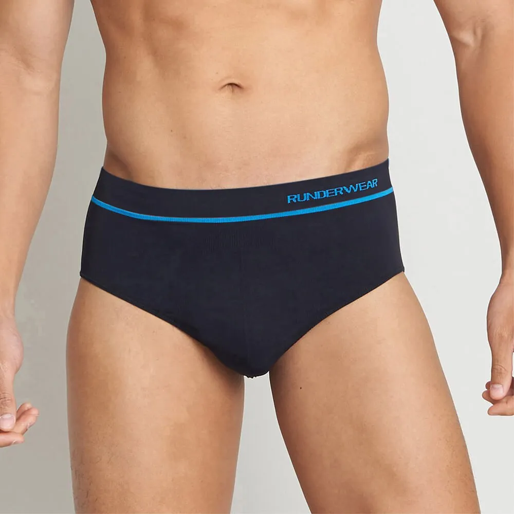 Men's Running Briefs - Black (Multibuy x3)