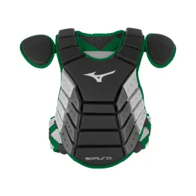 Mizuno Samurai Youth Catchers Chest Protector - 14" - Black / Green