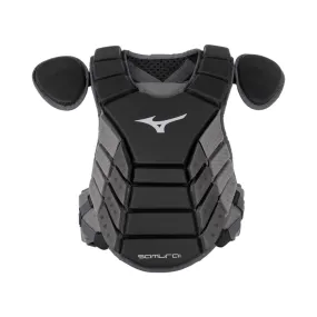 Mizuno Samurai Youth Catchers Chest Protector - 14" - Black / Grey