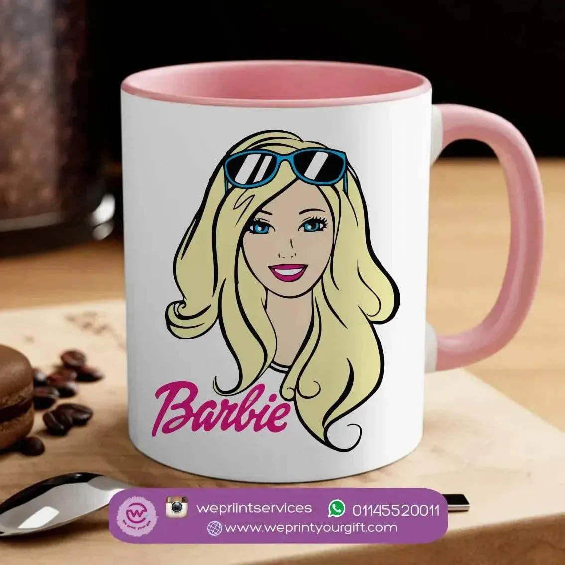 Mug-Colored Inside- Barbie