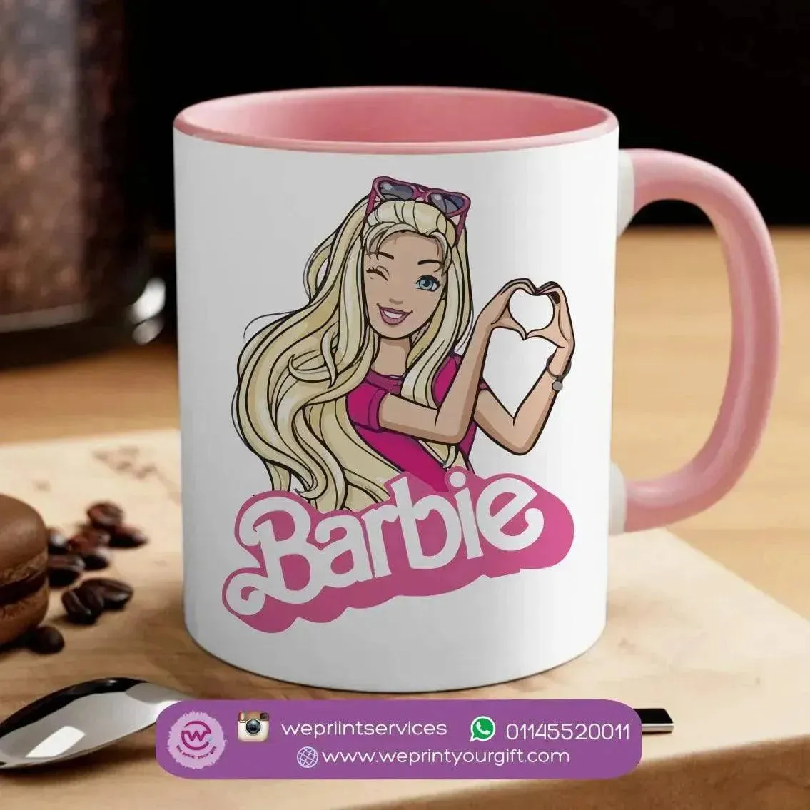 Mug-Colored Inside- Barbie