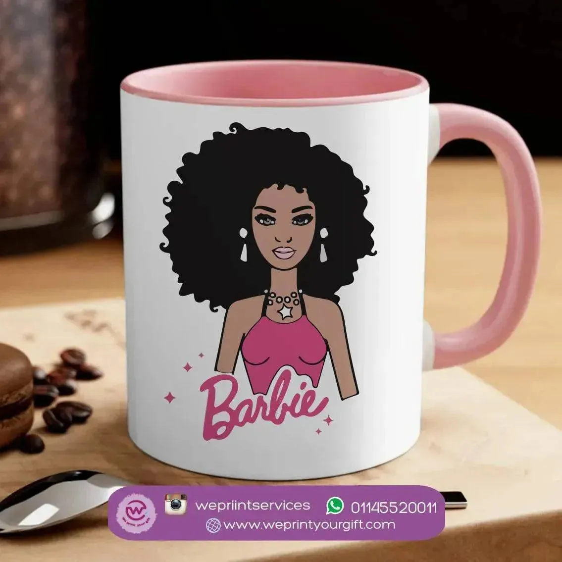 Mug-Colored Inside- Barbie