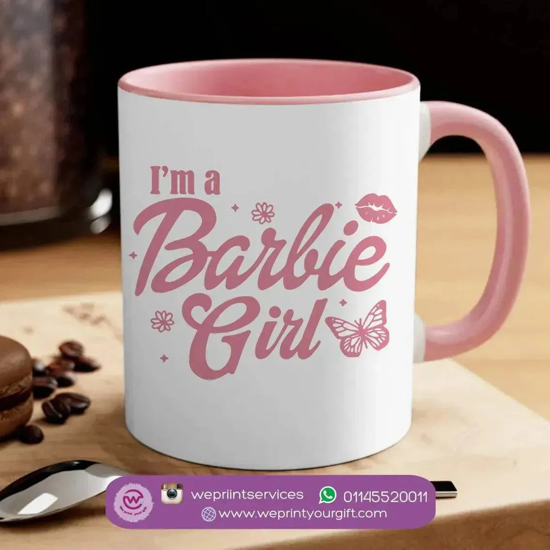 Mug-Colored Inside- Barbie