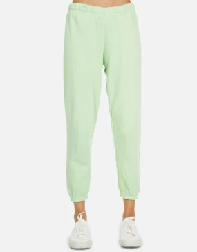 Nate LE Neon Green Crop Sweatpant