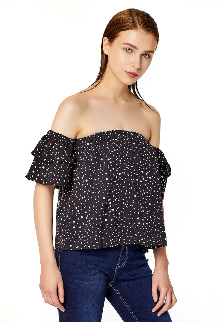 off-shoulder top