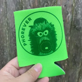 Phillie Phanatic can koozie, Philadelphia Phillies baseball gift idea, Phillies can coolie, Philly tailgate drink holder