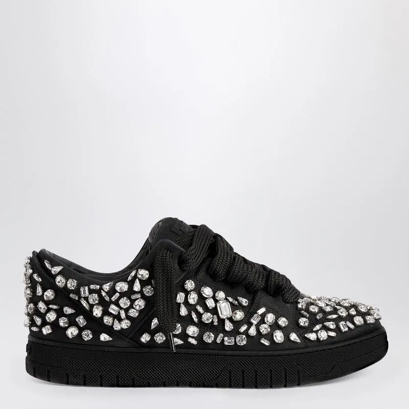 SKATE SNEAKER CRYSTALS BLACK