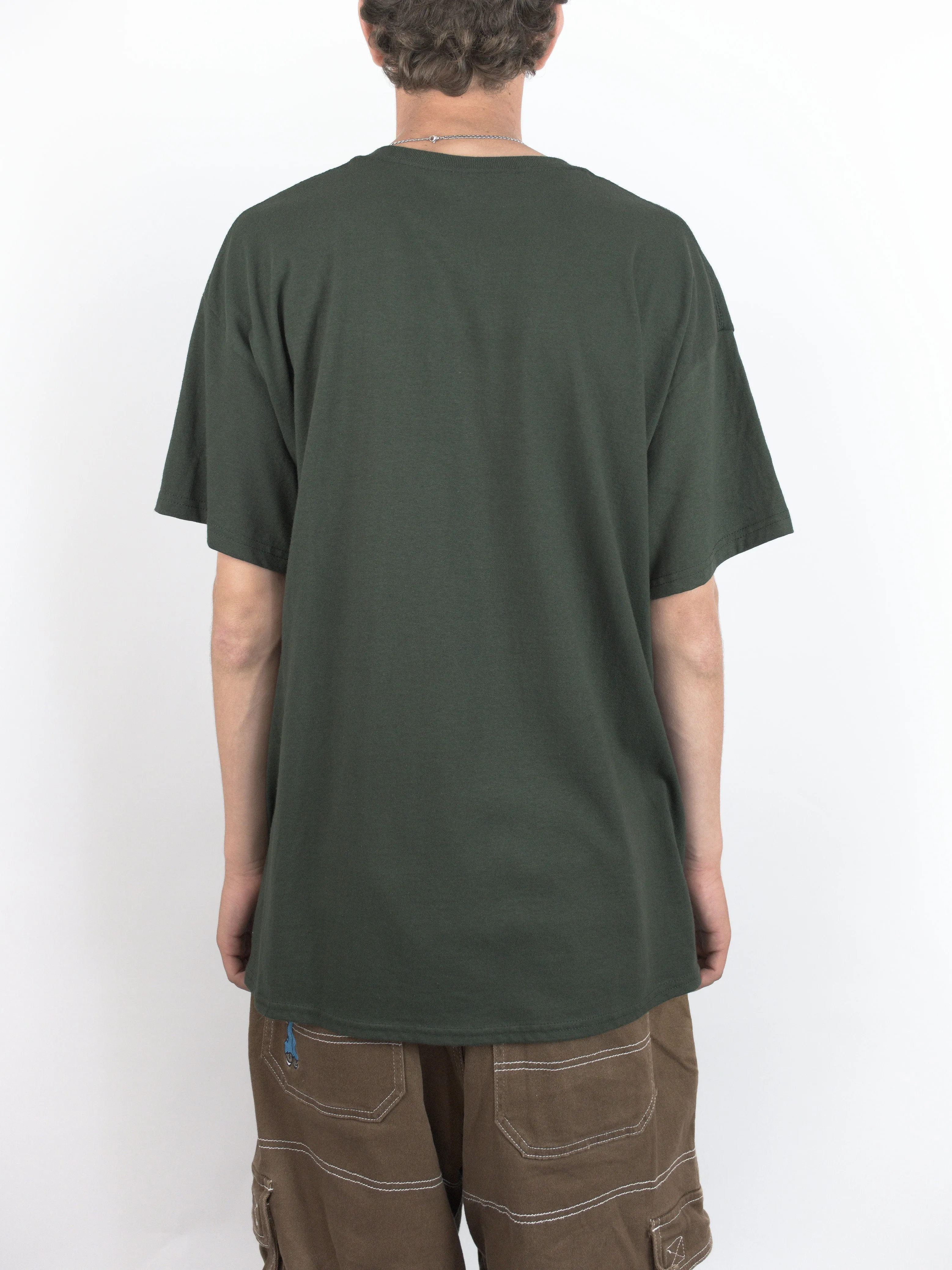 Sour Solution - Whole Ass - Heavyweight Cotton Tee - Forest Green