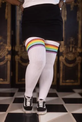 Thunda Thighs Rainbow Top Thigh High