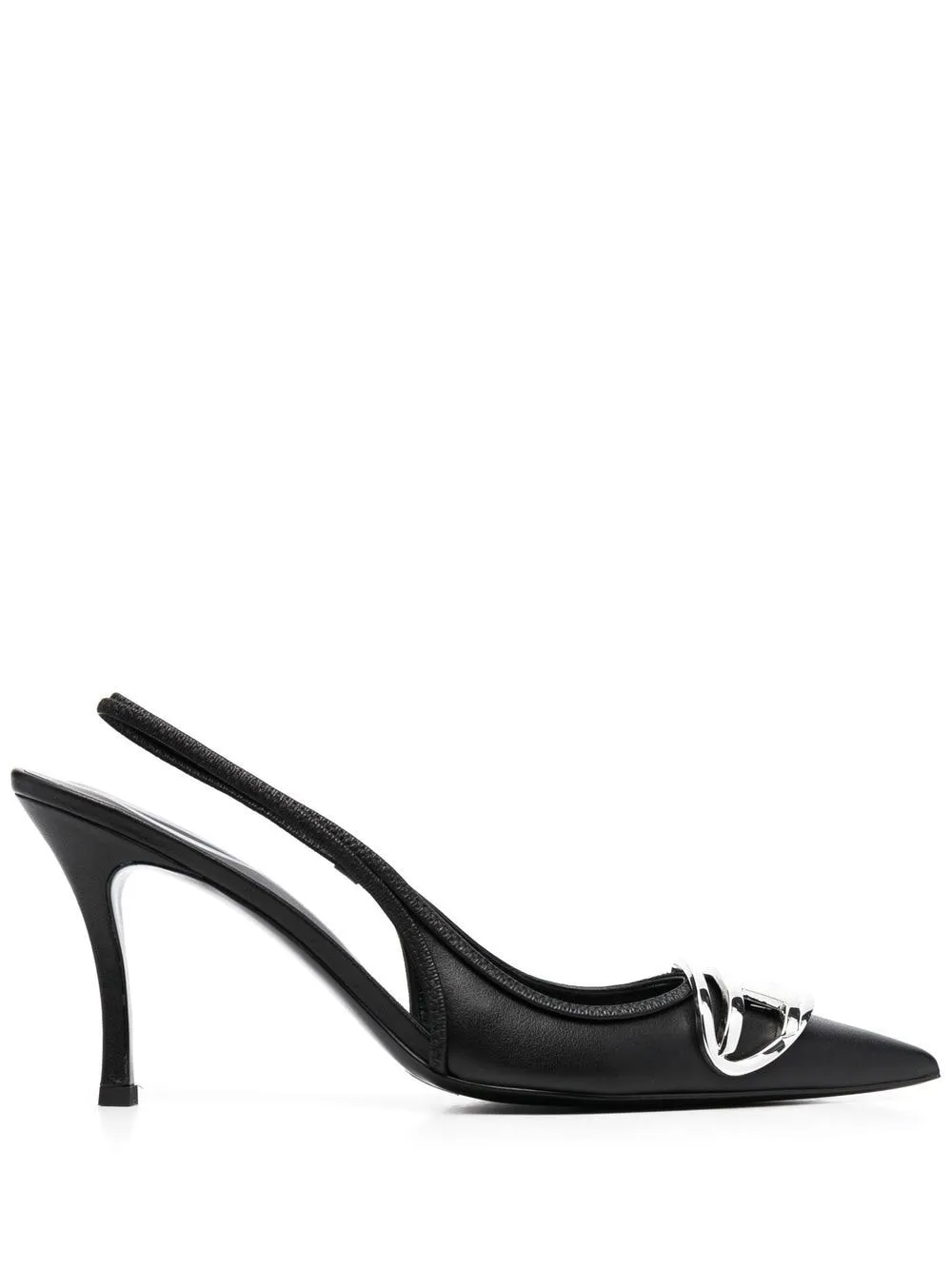 VENUS LEATHER SLINGBACK PUMPS